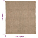Jute Sacks 30 pcs 100x110 cm 100% Jute 220 gsm 155807