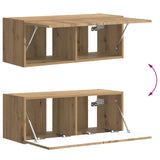 TV Cabinet Set Wall-mounted 6 pcs Artisan Oak Engineered Wood 3409068