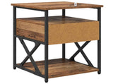 Bedside Cabinet Old Wood 40 x 42 x 55 cm Engineered Wood 881881