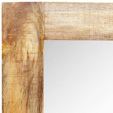 Wall Mirror with Solid Wood Frame 120 x 60 cm 241089
