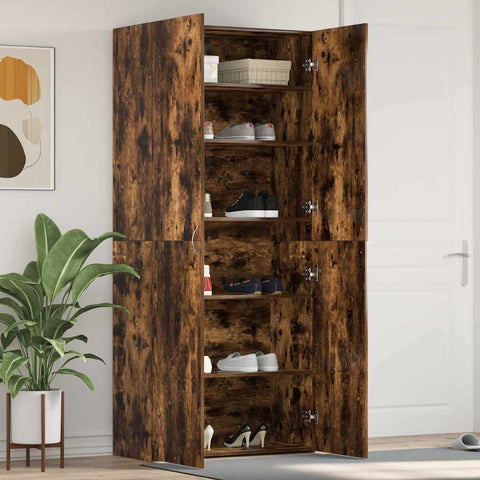 Shoe Cabinet Multicolour 80 x 35.5 x 180 cm Engineered wood 3333840