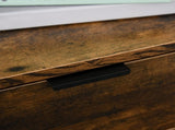Bedroom Chest of Drawers Set of 2, Industrial 3-Drawer Dresser, Storage Drawers Unit with Metal T3398P378100