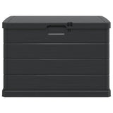 Garden Storage Box Anthracite 77.5 x 54.5 x 53 cm Plastic 42006489