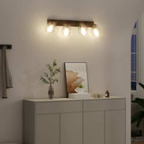 Ceiling Spotlight Black 70 x 13 x 26 cm Glass and metal 42001221