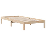 Bookcase Bed without Mattress 90x190cm Solid Wood Pine 3322587