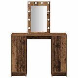 Dressing Table Brown 102 x 33 x 135 cm Engineered Wood 865188