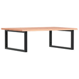 Basin Shelf Wall Mounted Steel and Solid Wood Oak 3302645