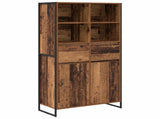Sideboard 2 pcs Old Wood 81 x 36 x 150.5 cm Engineered Wood 3403038