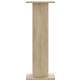 Speaker Stands 2 pcs Sonoma Oak 30x30x80 cm Engineered Wood 852665