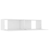 TV Cabinet White 120x30x30 cm Engineered Wood 801490