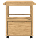 Kitchen Trolley FLORO Wax Brown 72.5 x 45 x 80 cm 42011251