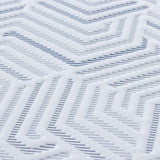 Mattress Pads White and blue 90 x 200 cm Gel Memory Foam 4106256