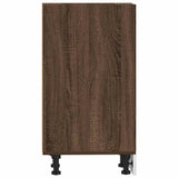 Bottom Cabinet Riga Brown Oak 40x44.5x81.5 cm Engineered Wood 854208