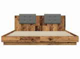 Bed Frame with Headboard Old Wood 150 x 200 cm Engineered Wood 3416340