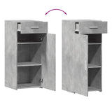 Sideboard Concrete Grey 40x42.5x93 cm Engineered Wood 846281