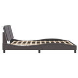 Bed Frame without Mattress "Zadar" Grey 160x200 cm Faux Leather 3208194