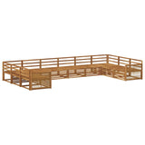 Sofa Sets 10 pcs Solid Acacia Wood 3383897