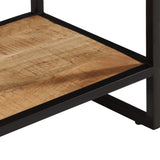 Console Table 100x35x70 cm Solid Rough Wood Mango 374075