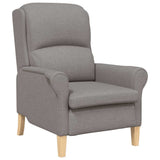 Armchair Taupe 76 x 94 x 102 cm Fabric 42009845