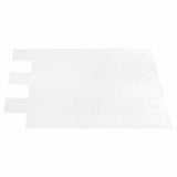 Subway Tile 20 pcs White 30.5 x 30.5 cm Polyurethane and PET 42021216