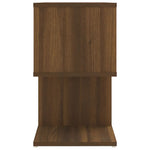 ZNTS Bedside Cabinets 2 pcs Brown Oak 50x30x51.5 cm Engineered Wood 815833