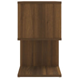 Bedside Cabinets 2 pcs Brown Oak 50x30x51.5 cm Engineered Wood 815833