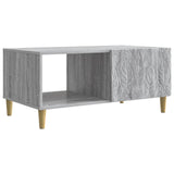 Coffee Table Grey Sonoma 90 x 50 x 40 cm Engineered Wood 895191