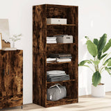 Wardrobe Smoked Oak 80x50x200 cm Engineered Wood 3307724