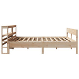Bed Frame without Mattress 180x200 cm Super King Solid Wood Pine 3306177