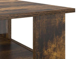 Coffee Table Smoked Oak 90 x 50 x 45 cm Engineered Wood 8000256