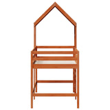 Loft Bed Frame Wax Brown 90 x 190 cm Solid Pine Wood 3422776