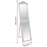 Free-Standing Mirror Silver 50x200 cm 351530