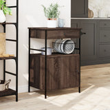 Kitchen Trolley Brown Oak 56x43x89.5 cm Engineered Wood 842395