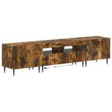 3 Piece LED TV Cabinet Smoked Oak Engineered Wood 3416684