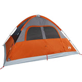 Family Tent Dome 6-Person Orange Waterproof 94557