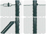 Welded Wire Fence with Concrete Base 100 x 0.8 m 3353584