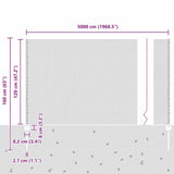 Welded Wire Fence 50 x 1.2 m Hot-Dip Galvanised Steel 3337038