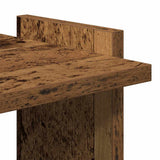 Bookcase 3-Tier Old Wood 60x30x120 cm Engineered Wood 860272