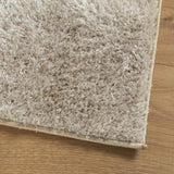 Rug ISTAN High Pile Shiny Look Beige 140x200 cm 375653