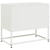 TV Cabinet White 68x39x60.5 cm Steel 846523