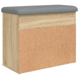 Shoe Bench Sonoma Oak 62x32x50 cm Engineered Wood 835098