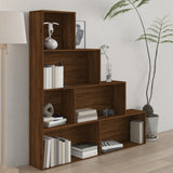 Book Cabinet Brown Oak 155x24x160 cm 815362
