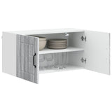 Wall Cabinet LUCCA Grey Sonoma 80 x 31 x 40 cm Engineered Wood 884940