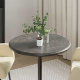 Table Top Black 60x2.5 cm Marble 149196