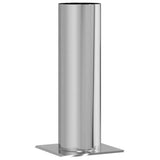 Chimney Head Extension Silver 26 x 26 x 50 cm Stainless Steel 42008440