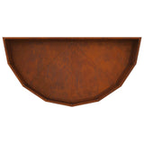 Planter Rusty 120 x 60 x 35 cm Weathering Steel 883688