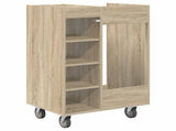 Golf Cabinet with Wheel Plain Sonoma Oak 65 x 45 x 98 cm 899449