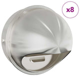 Air Vent Covers 8 pcs Silver 200 mm Stainless Steel 42019383