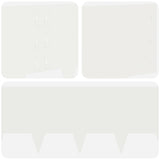 Lawn Edging 20 pcs 100 x 30 cm Steel White 8008627