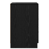 Bedside Cabinet Black Oak 40 x 40 x 63 cm Engineered Wood 880916